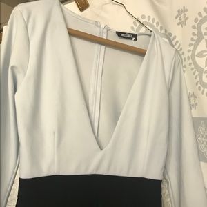 Black and white jumpsuit